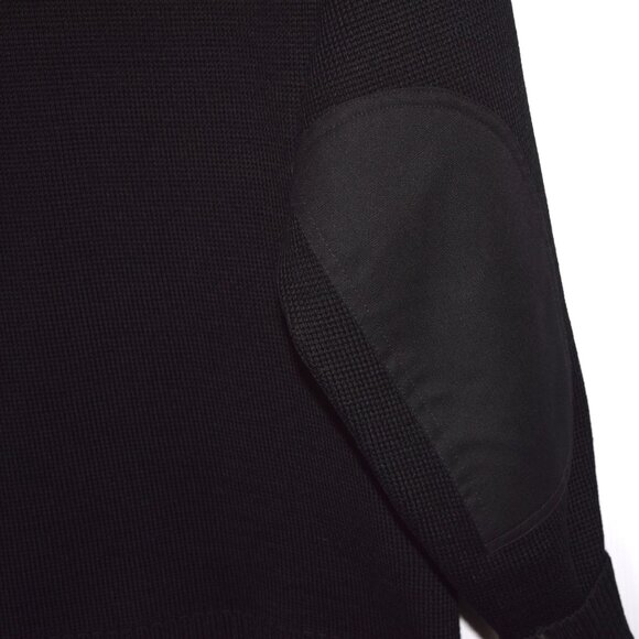 MILITARY EQUIPMENT Corporation Of America Black Wool Blend Cardigan Size 40L/M - Picture 5 of 8